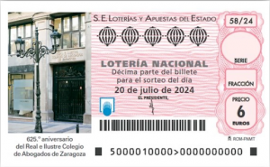 Cupón Loteria Nacional